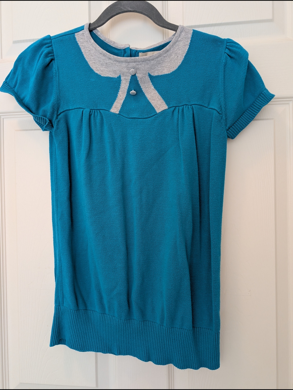 Vintage Pleated Knit Top